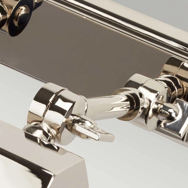 Regulowana lampa ścienna nad lustro Chawton CHAWTON-PLS-PN Elstead nikiel