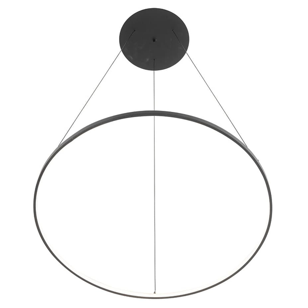 Lampa ring wisząca salonowa Circolo 10812 Nowodvorski LED 21W 3000K czarna