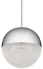 Lampa do salonu wisząca QN-MOONLIT-P-PC polerowany chrom