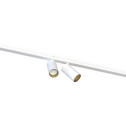 Lampa sufitowa do garderoby Mono 7777 ruchome tuby metalowe białe