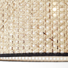 Łukowa lampa podłogowa Wiley 93138/06 rattanowy abażur beż czarny