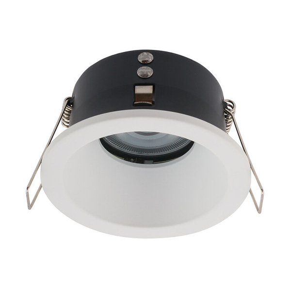 Oczko do zabudowy Charlie 8366 łazienkowa lampa metalowa biała