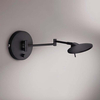 Czarna lampa ścienna Kazan 274770132 kinkiet LED 8W 3000K ruchomy