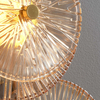 Szklana lampa ścienna glamour LUXIO ST-3315-4 gold Step LED 24W 3000K złota