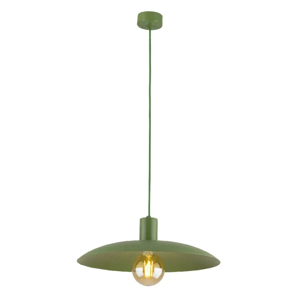 Lampa wisząca nad stołem Astra 10713 żarówka na kablu zielony