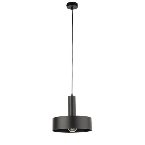 Lampa zwisająca do jadalni Vitrum 40811 Sigma krążek czarna
