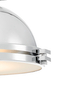 Industrialna LAMPA wisząca NAUTILIUS M 10262103 Kaspa metalowa OPRAWA na łańcuchu ZWIS okrągły chrom