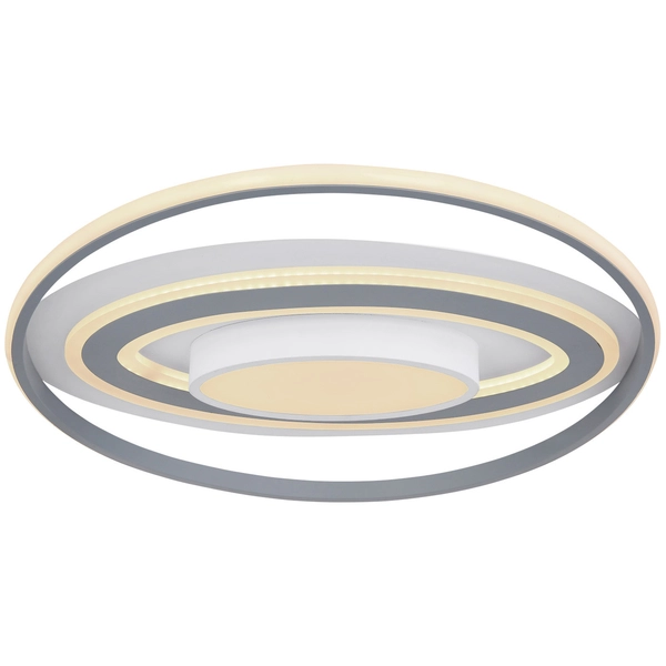 Plafon LAMPA sufitowa LEOLA 48016-60 Globo okrągła OPRAWA metalowa LED 60W 3000K - 6000K z pilotem biała