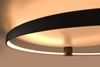 Ścienno-sufitowa lampa  RIO TH.128 Thoro LED 30W 4000K ring okrągły czarny