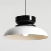 Lampa wisząca nad wyspę ALDO 1152G2_3_C do jadalni biała czarna
