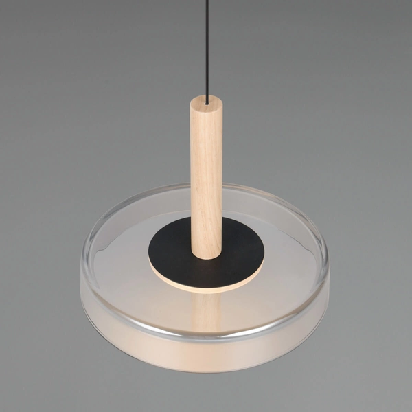 Wisząca lampa CELESTE 354910132 Trio LED 10W 3000K zwis czarny srebrny