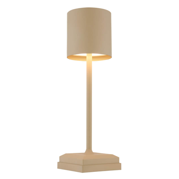 Abażurowa stojąca lampa Dixon 58487S LED 1,5W 2900K dotykowa beżowa