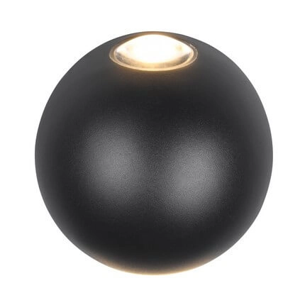 Zewnętrzna lampa ścienna Avisio 246760232 Trio LED 2W 3000K IP54 czarna