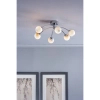 Molekułowa sufitowa lampa Izzy  IZZ0650-07 do sypialni kule chrom
