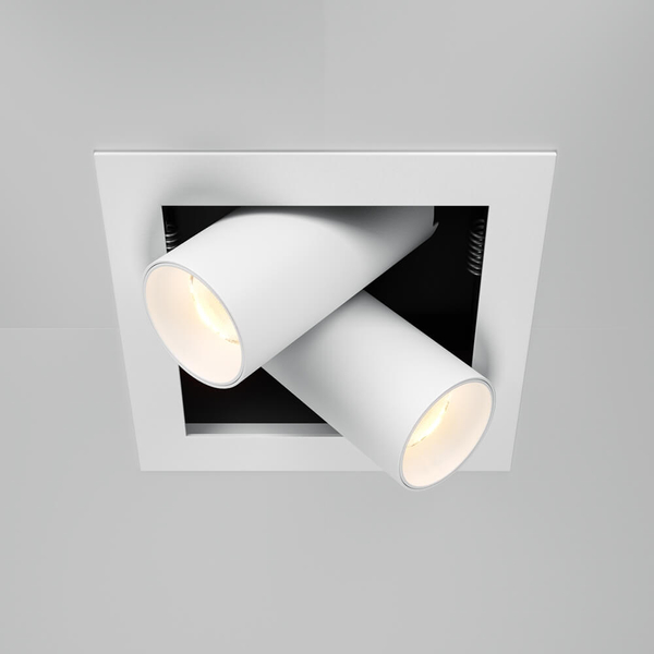 Lampa wpuszczana Magnum DL094-02-7W3K-W LED 14W 3000K podwójna biała