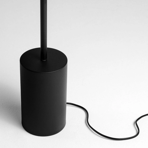 Metalowa lampa podłogowa VIRASORO LE44949 LED 17W 3000K brązowa czarna