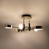 Sufitowa lampa LED Lara MX7170-8-3BGT Zumaline 55W 3000K czarna złota