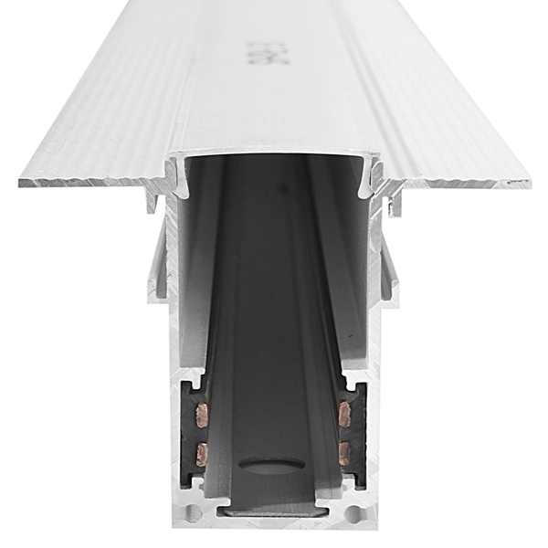System szynowy podtynkowy magnetyczna 827 Domeno LED metalowy biały