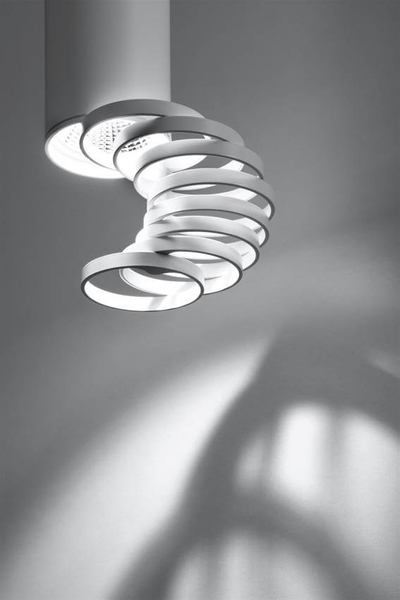 Lampa sufitowa regulowana 2282756 Candellux tuba biała