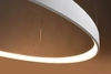 LAMPA wisząca RIO TH.102 okrągła OPRAWA metalowy ZWIS LED 50W 3000K ring biały