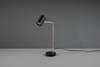 Stojąca LAMPA biurkowa VANTOS DL108512400 Trio regulowana LAMPKA loftowa tuba metalowa stołowa mosiądz