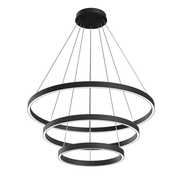 Regulowana lampa wisząca Rim MOD058PL-L100B4K LED 115W 4000K czarna