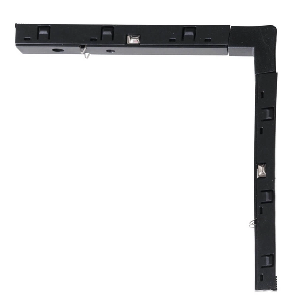 Kątowy łącznik magnetyczny do systemu szynowego MAX NA0005 czarny