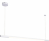 Loftowa LAMPA wisząca HORIZON  P0357D Maxlight metalowa OPRAWA listwa LED 16W 3000K zwis biały