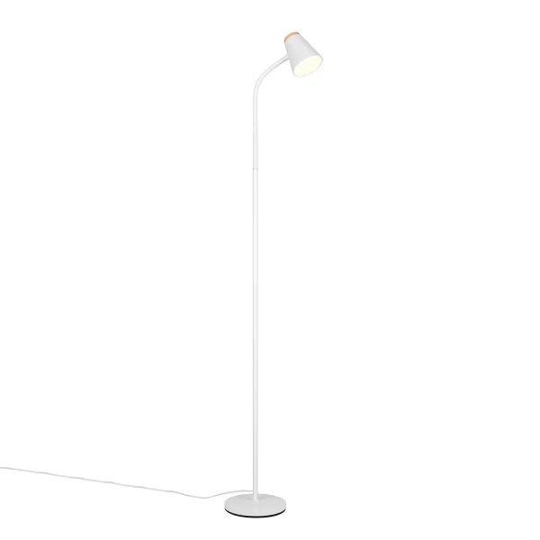 Podłogowa lampa PONGO R45831101 LED 4,5W 3000K do czytania biały