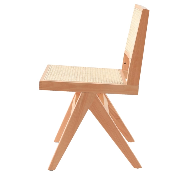 Bukowe krzesło BOHO MH-012CH-NN Step drewno rattan drewniane