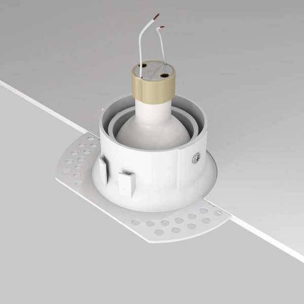 Podtynkowa lampa sufitowa Dot DL042-01-RD-W wpust biały