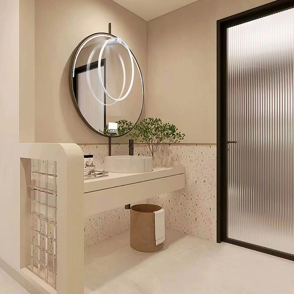 Kinkiet ścienny Mirror LP-999/1W L WH LED 50W 3000K IP44 łazienkowy biały