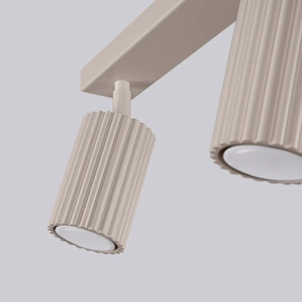 Regulowana lampa sufitowa KARBON SL.1764 tubki potrójne beżowe