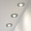 Okrągłe oczko sufitowe 2251042 Candellux kryształki crystals czarne