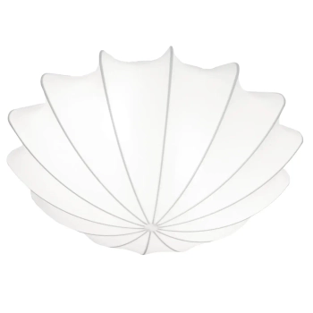 Dekoracyjna lampa sufitowa Form 9673 abażurowa do salonu biała