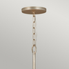 Lampa wisząca glamour QN-REVERIE-12P-CPG kryształ szara złota