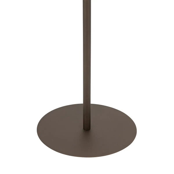 Podłogowa lampa do salonu AMARELA 11663 z tkaniny brązowa