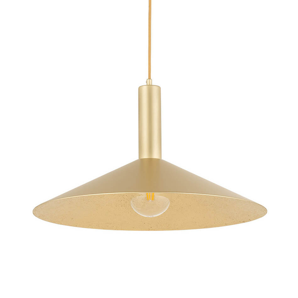 Lampa zwisająca nad wyspę Capri 41006 Sigma zwis stożek złota