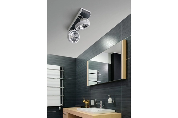 Regulowany reflektor sufitowy AZ1373 MAX 1 Azzardo metal biały czarny