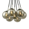 Zwisająca lampa kulista Elpis ELP342-01 bubble przydymione chrom