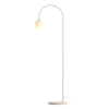 Skandynawska lampa podłogowa UNA 1116A9 łukowa kremowa