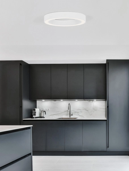 Nowoczesna lampa sufitowa Claro LED 50W 2700-4000K ściemnialna biała