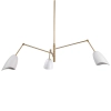 Lampa sufitowa regulowana RAGNO ST-8625P white mosiądz biała