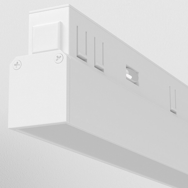 Magnetyczna lampa do szyny Basis TR030-2-12W3K-W LED 12W 3000K podłużna biała