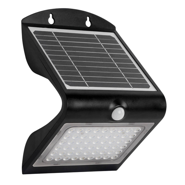 Lampa na elewację Butterfly EKO3874 LED 3,2W 4000K IP65 solarna czarny
