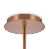 Modernistyczna wisząca lampa Erich MOD221PL-12G mleczne kule złoty