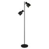 Podłogowa lampa ELIOR DL232419400 Trio reflektorki metalowa czarna