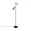Lampa stojąca Agudo 419400217 beżowa brązowa  tuba z włącznikiem