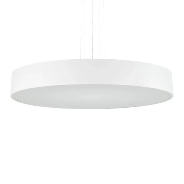 Kuchenna wisząca lampa Kengo 5239 okrągła nad wyspę biała