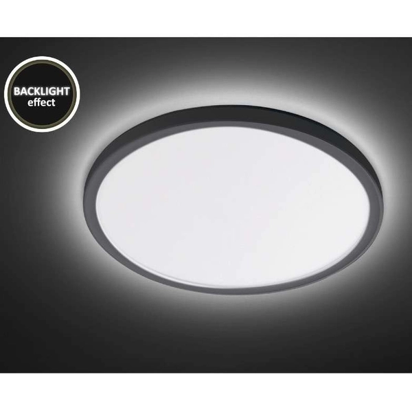 Plafon LAMPA sufitowa PAVEL 3427 Rabalux okrągła OPRAWA płaska LED 18W 4000K natynkowa biała